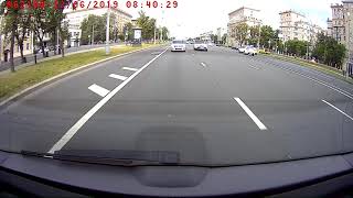 Street Storm CVR-N8210W на заднем стекле. Первые пробы, день.