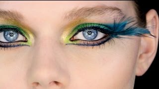 Showgirl / Fantasy Peacock Eye Makeup Tutorial