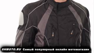 Мотокуртка Xelement CF350 Black and Grey Armored Motorcycle Tri-Tex Jacket
