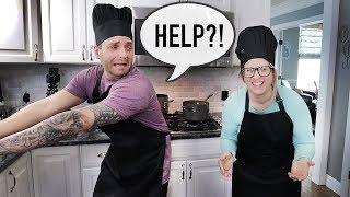 HILARIOUS COOKING CHALLENGE! *Him vs Her*