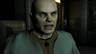 Doom 3 - прохождение великой игры (1-я серия). Ну вот чуть-чуть страшно!