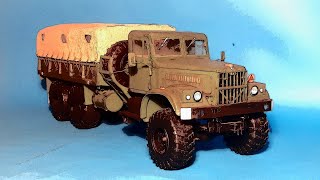 Kraz 255b - Renova-model - model kartonowy