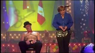 Ulrike Mannel als Angela Merkel bei der hessischen Weiberfastnacht 2015
