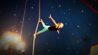 Circus Bambi Akrobatik am Vertikalseil mit Leni