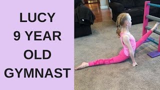 Lucy a 9 year old gymnast (AMAZING FORM!)
