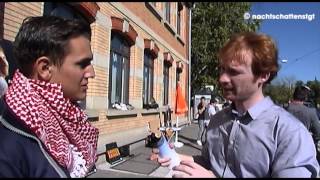 Hannes Rockenbauch vor Ort in Hedelfingen