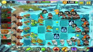 Plants vs Zombies 2 Frostbite Caves Day 20