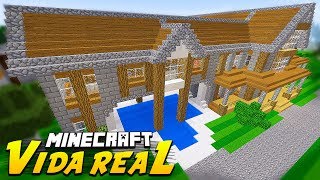 Minecraft - VIDA REAL : #9 NOVA PISCINA da CASA