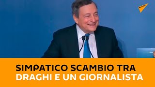 "Can I ask you a question?" - I’ll translate for you", simpatico scambio tra Draghi e un giornalista