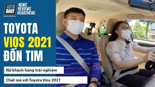 Đang chạy xe hạng A, nữ khách hàng bị hút hồn khi trải nghiệm Toyota Vios