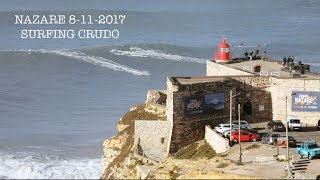 NAZARE  IN RAW, 8-11- 2017 SURFING CRUDO by @RitxiGoya