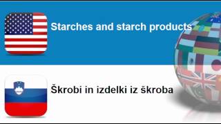 Learn Slovenian = Topic = Cereal products