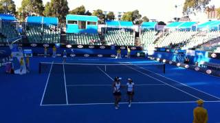 全豪オープンテニスジュニア女子ダブルス決勝戦