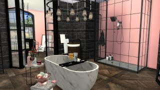 THE SIMS 4: BATHROOM + MAKEUP ROOM