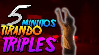 5 MINUTOS (Y MEDIO) TIRANDO TRIPLES CHALLENGE!! | Retos de baloncesto