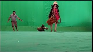 #Akankshapuri #Vighnhartaganesh Akanksha puri as mata live shoot/Behind the scene
