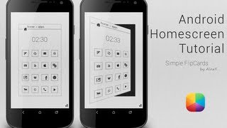 Simple FlipCards (Alex T.) - Android Homescreen Tutorial