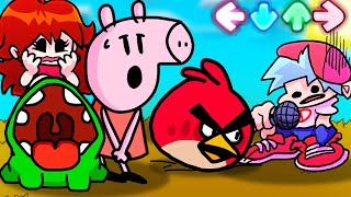 Свинка Пеппа vs Friday Night Funkin НА МЕНЯ НАПАЛИ ИГРЫ ИЗ ТЕЛЕФОНА Plants vs Zombies, Angry Birds