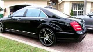2013 Mercedes Benz S550 on 22" Rims by Advanced Detailing of South Florida