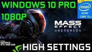 Mass Effect: Andromeda - i3 4170 & Gainward GTX 1060 3GB - 1080p - Gameplay
