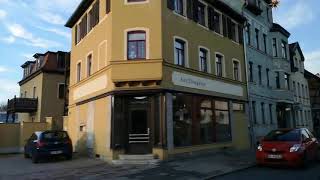 Едем по улицам г. Апольда. Apolda, Thüringen.