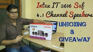 Intex 2616 Suf 4.1 channel Speaker | Giveaway Is Done | Amazon Unboxing | Review