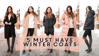 TOP 5 MUST HAVE WINTER COATS | Victoria Hui