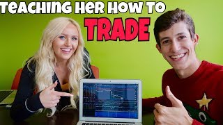 Teaching Her How To Invest In The Stock Market | Penny Stocks 101