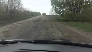 Дороги Украины. Направление Кировоград Первомайск (бетонка) 26.04.2016
