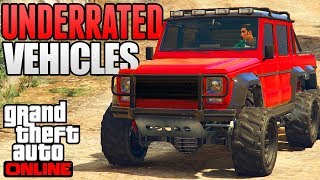 GTA 5 ONLINE - TOP 5 MOST UNDERRATED & FORGOTTEN CARS IN GTA 5 ONLINE! (GTA 5 Rare Cars)
