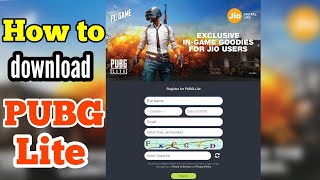 FREE PUBG Lite PC in INDIA | FREE GIFT Codes ! Jio