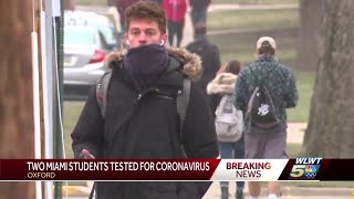 2 Miami University students tested for coronavirus