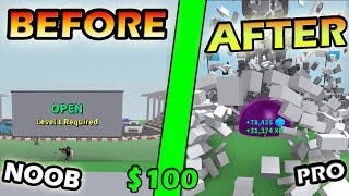 BEFORE & AFTER YOU SPEND $100 ON THIS GAME!- Roblox Destruction Simulator
