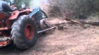Tractor Pampa con topadora