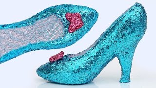 DIY How To Make Frozen Elsa Play Doh Super Glitter High Heels Disney Princess Sparkle Shoes Mighty T