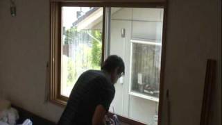YKKap　プラマードU　引き違い窓　DIY施工