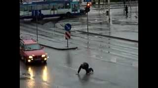 Latvian pedestrian