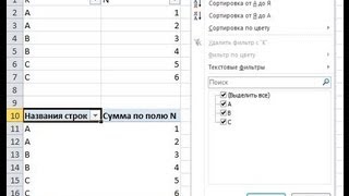 Дубли в Сводной таблице Excel