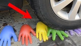 EXPERIMENT Car vs Slime Crushing Crunch and soft Things