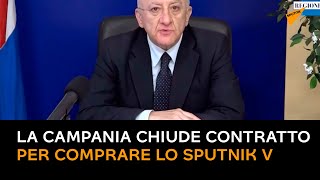La Campania chiude contratto per comprare lo Sputnik V