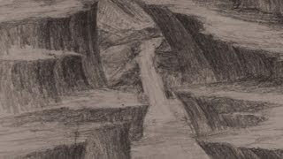 How to Draw Cliffs W/ Commentary