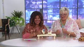 Kirks Folly Fairy Iris Pin on QVC