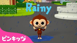 お天気のうた~Weather~ | 英語童謡 | ピンキッツ! 童謡と子どもの動画