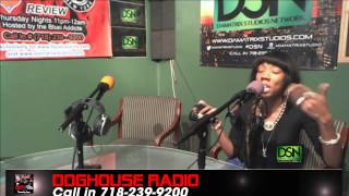 @therealmarijane attacks lil kim #1 fan bee blanco live! must watch!!!