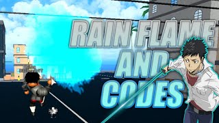 ROBLOX Katekyo Hitman Re-Blox | Rain Flame is OP? l More Codes