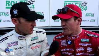 2013 Rolex 24 at Daytona: Joey Hand and Scott Dixon Interview... Each Other