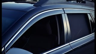 WellVisors window visor Installation Video Subaru Outback 10-14