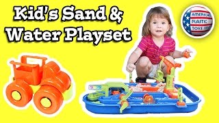 Kid's Sand And Water Playset By American Plastic Toys