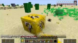 Испытания с Lucky Blocks:Боссы #29 Красный страж! Мини игра с Модами!