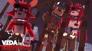 Minecraft: VIDA DE ANIMATRONIC #43 - BEBÊ FOXY FICOU DE CASTIGO! ( FIVE NIGHTS AT FREDDY'S )